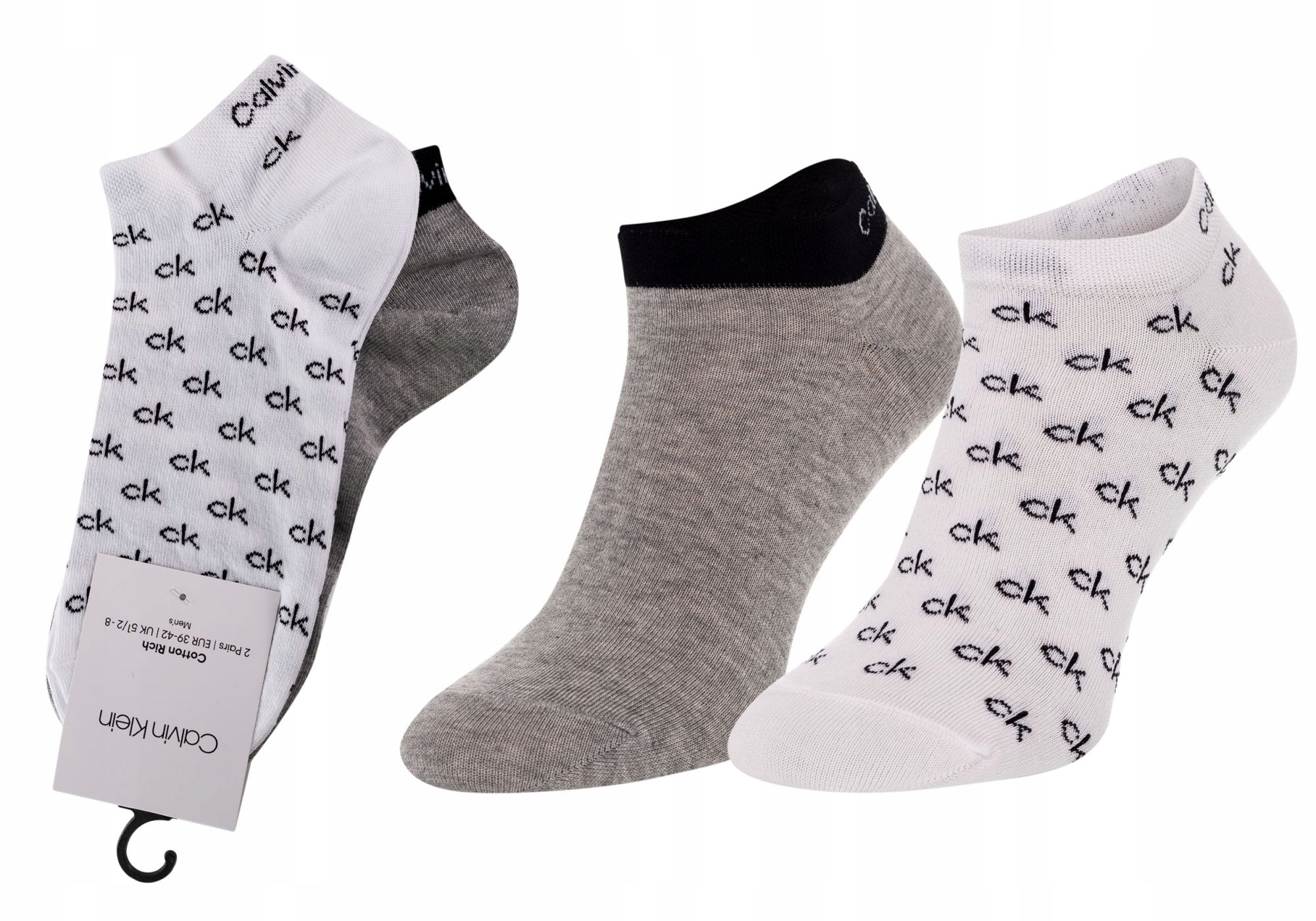 

Calvin Klein Skarpetki Stopki 2 Pary Roz: 39-42