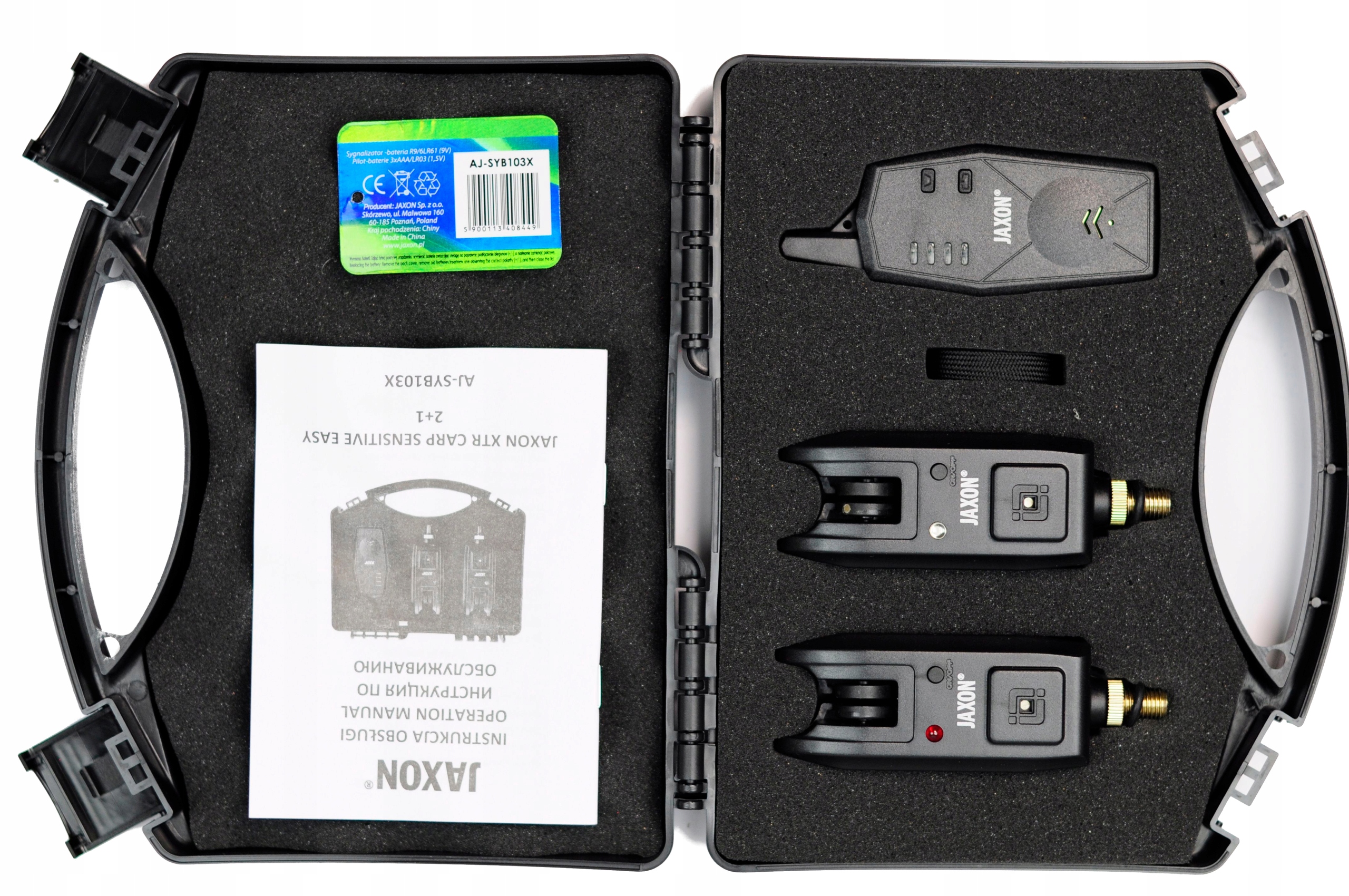 2 Sygnalizatory + Centralka XTR CARP Zestaw JAXON Model AJ-SYB103X