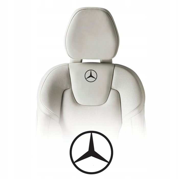 

Naklejka logo na fotel skóra do Mercedes 1