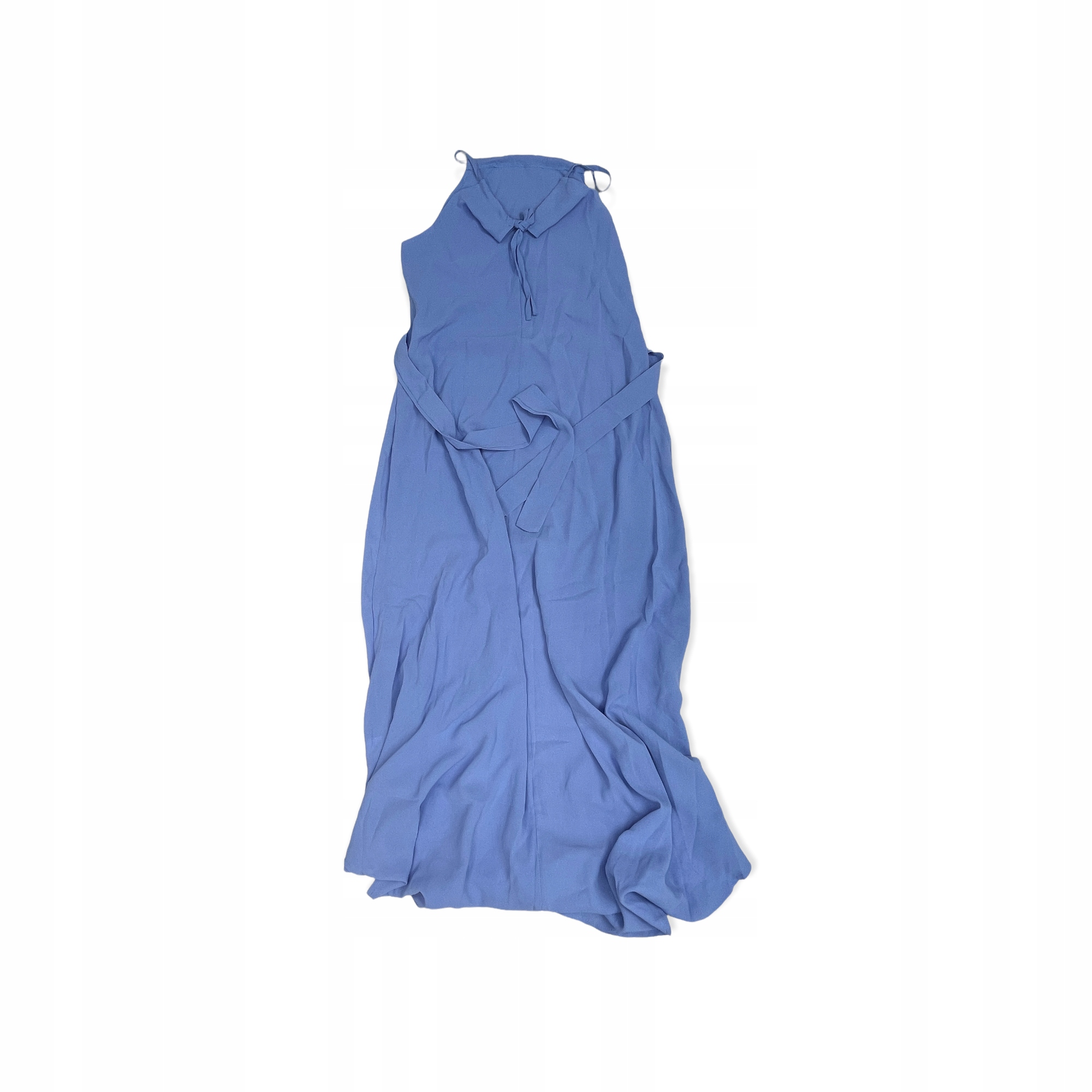 Dlouhá modrá šaty s ramínkem Shein S