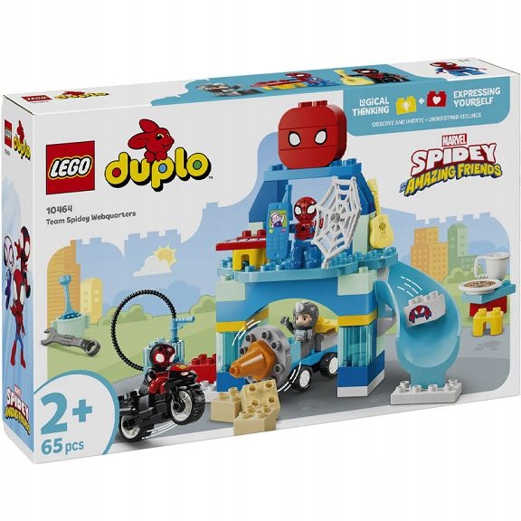 Lego Duplo Spidey Úkryt pavoučího týmu 10464