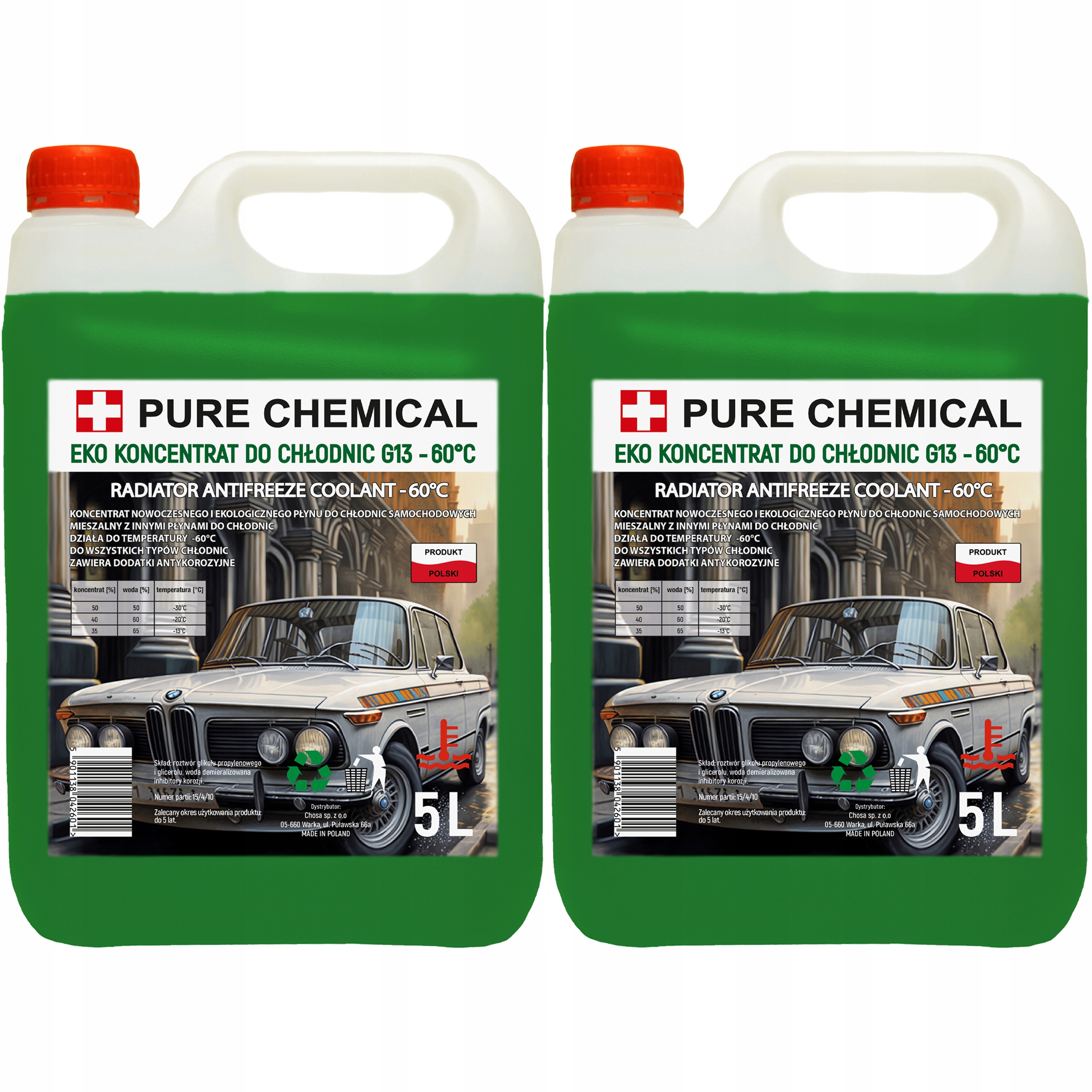 Koncentrát Eko Chladicí Kapaliny G13 -60°C 10 L