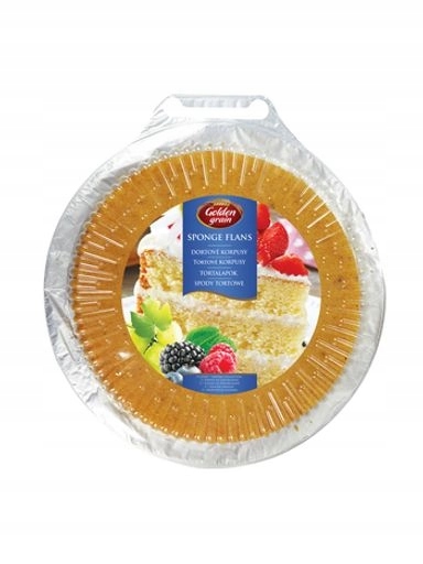 Levně 4x dortové spodky světlé 3-vrstvé Golden Grain 400 g