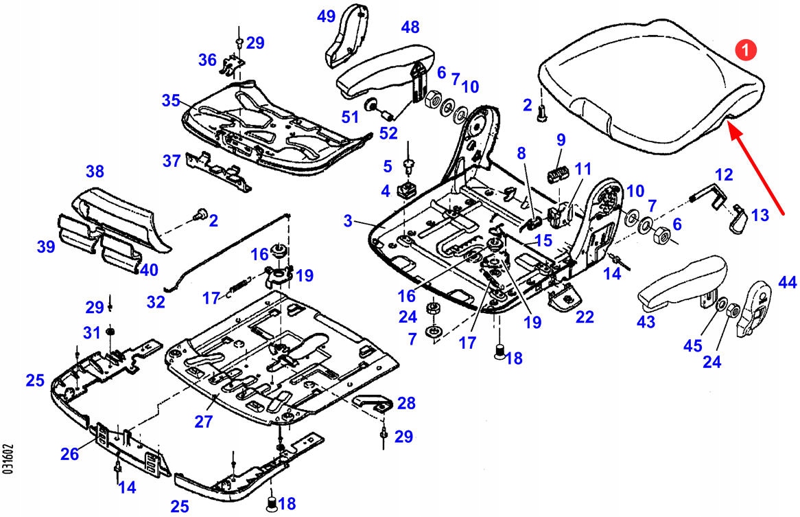 F350810330280 - иденье водителя