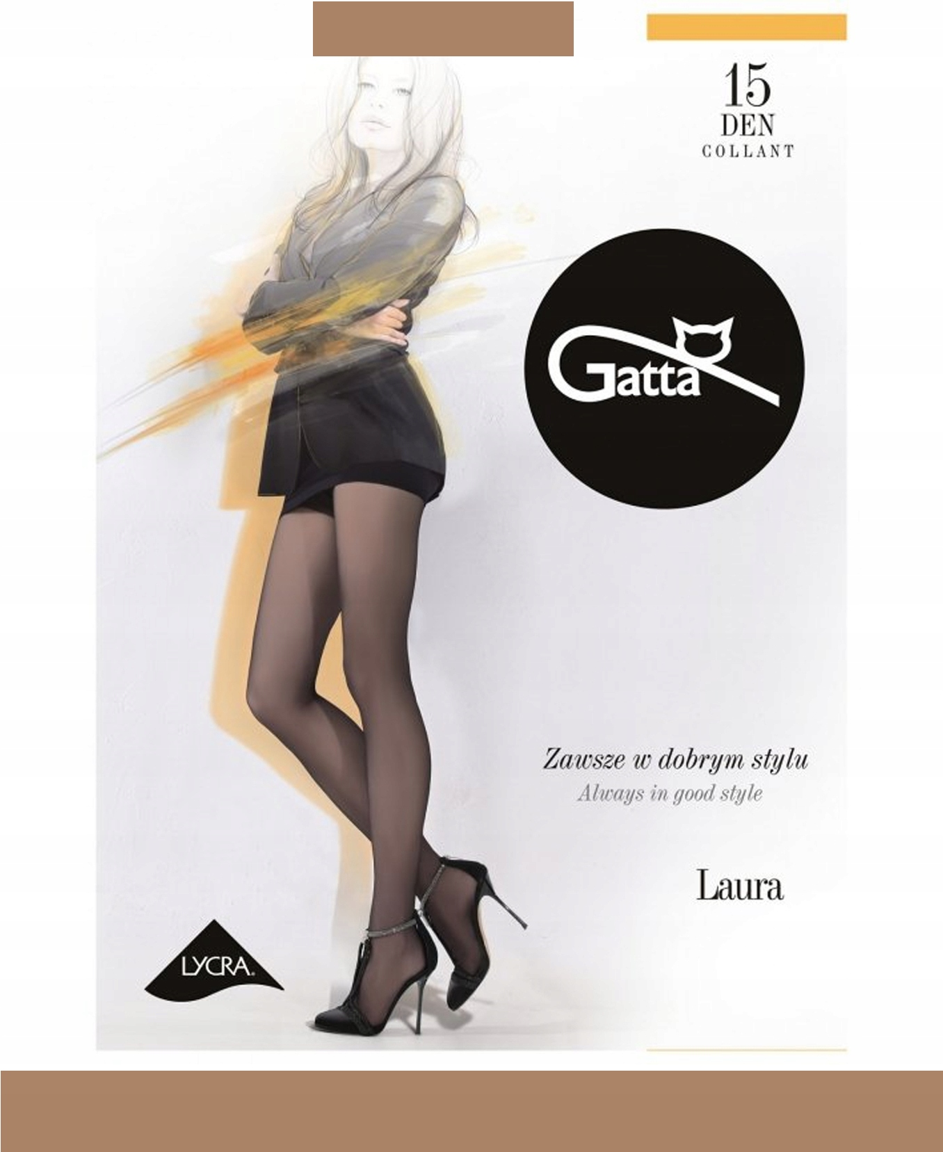 

Gatta Laura Rajstopy damskie Ly wz.00/3-M/Beige
