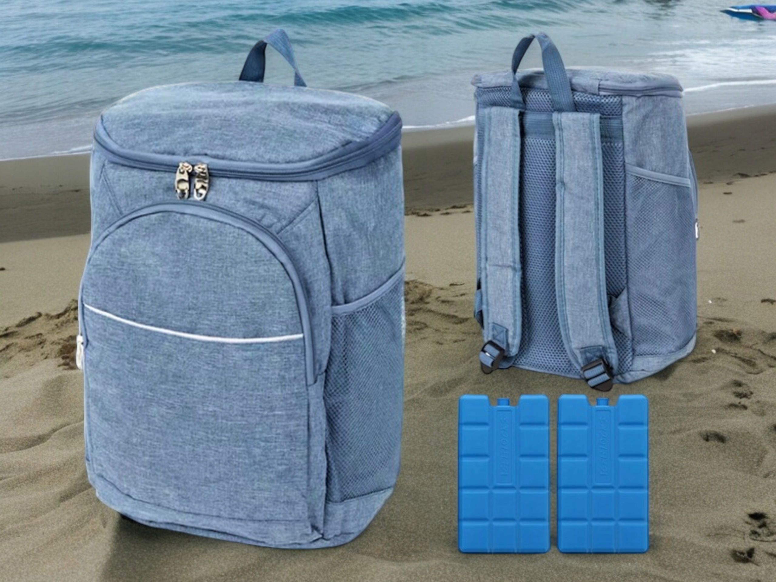 TORBA TERMICZNA NA LUNCH PLECAK TERMICZNY 14l + WKŁADY CHŁODZĄCE GRATIS Marka Deco