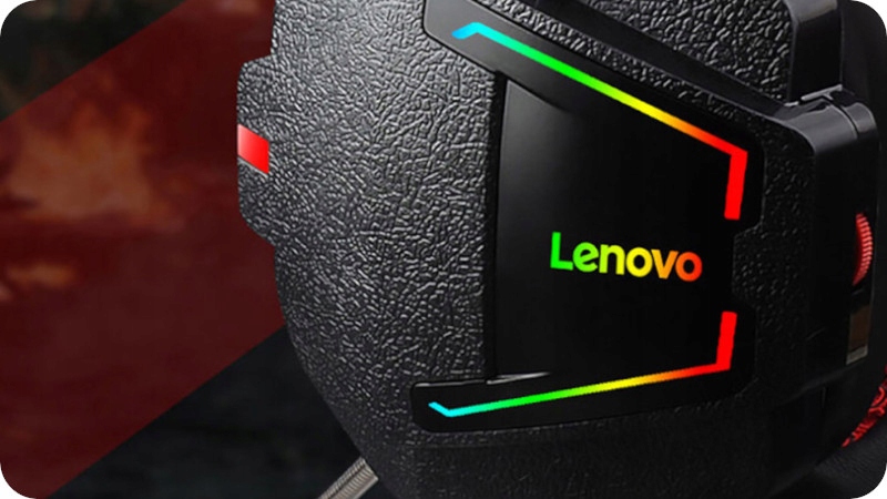 SŁUCHAWKI DLA GRACZY LENOVO HU85 GAMINGOWE USB Regulacja głośności tak