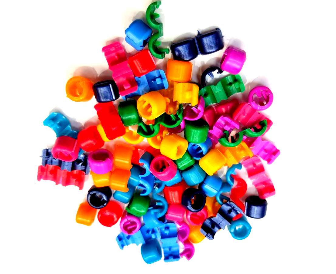 KORALIKI DO WARKOCZYKÓW AFRYKANKI ZATRZASK 108 szt