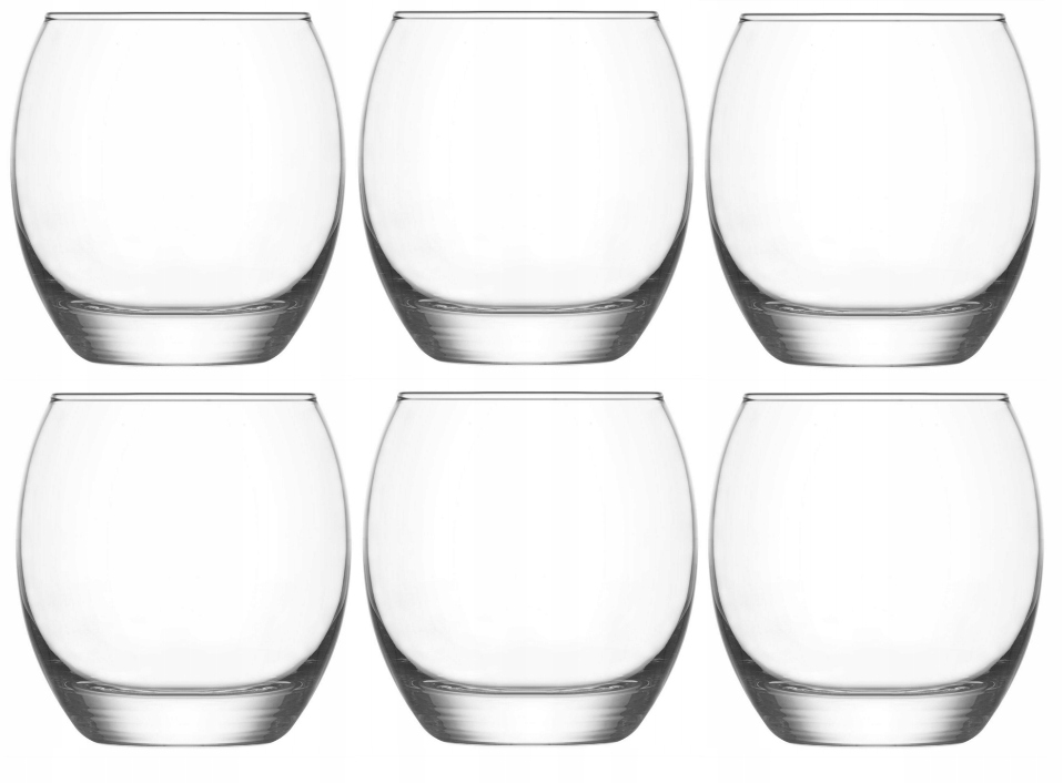 

Komplet 6 szklanek do napojów wody drinków 405 ml