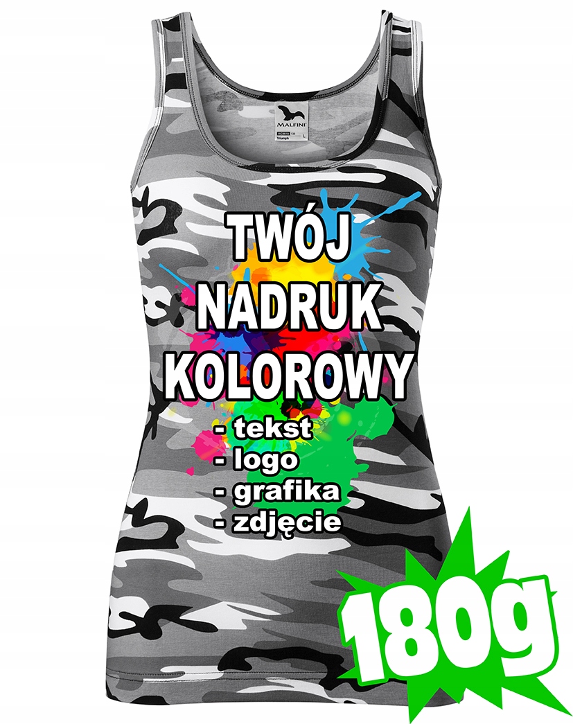 

Koszulka Na Ramiączka Z Własnym Nadrukiem M 32