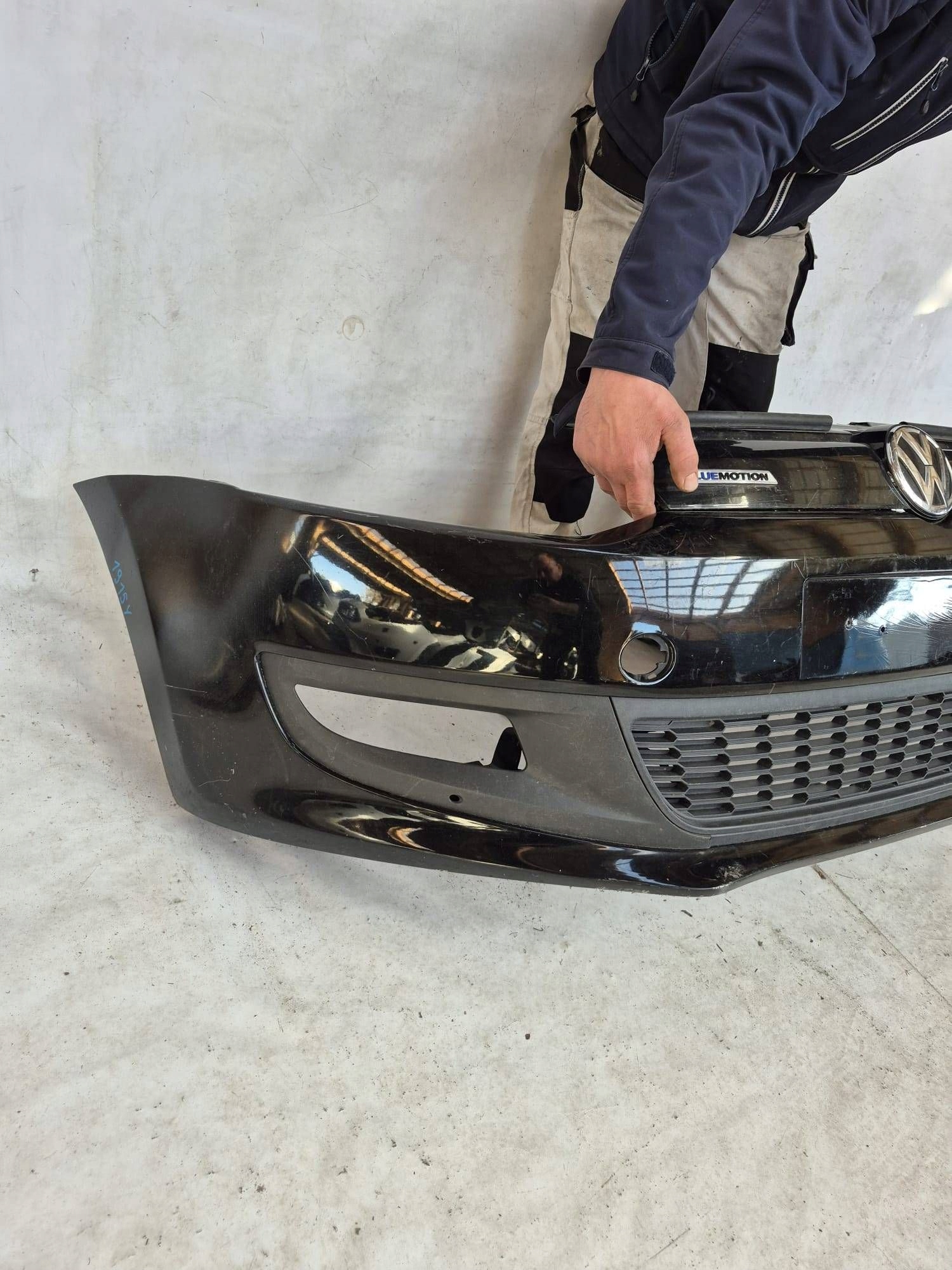 VW POLO 6R V 09- bumper front front BLUEMOTION
