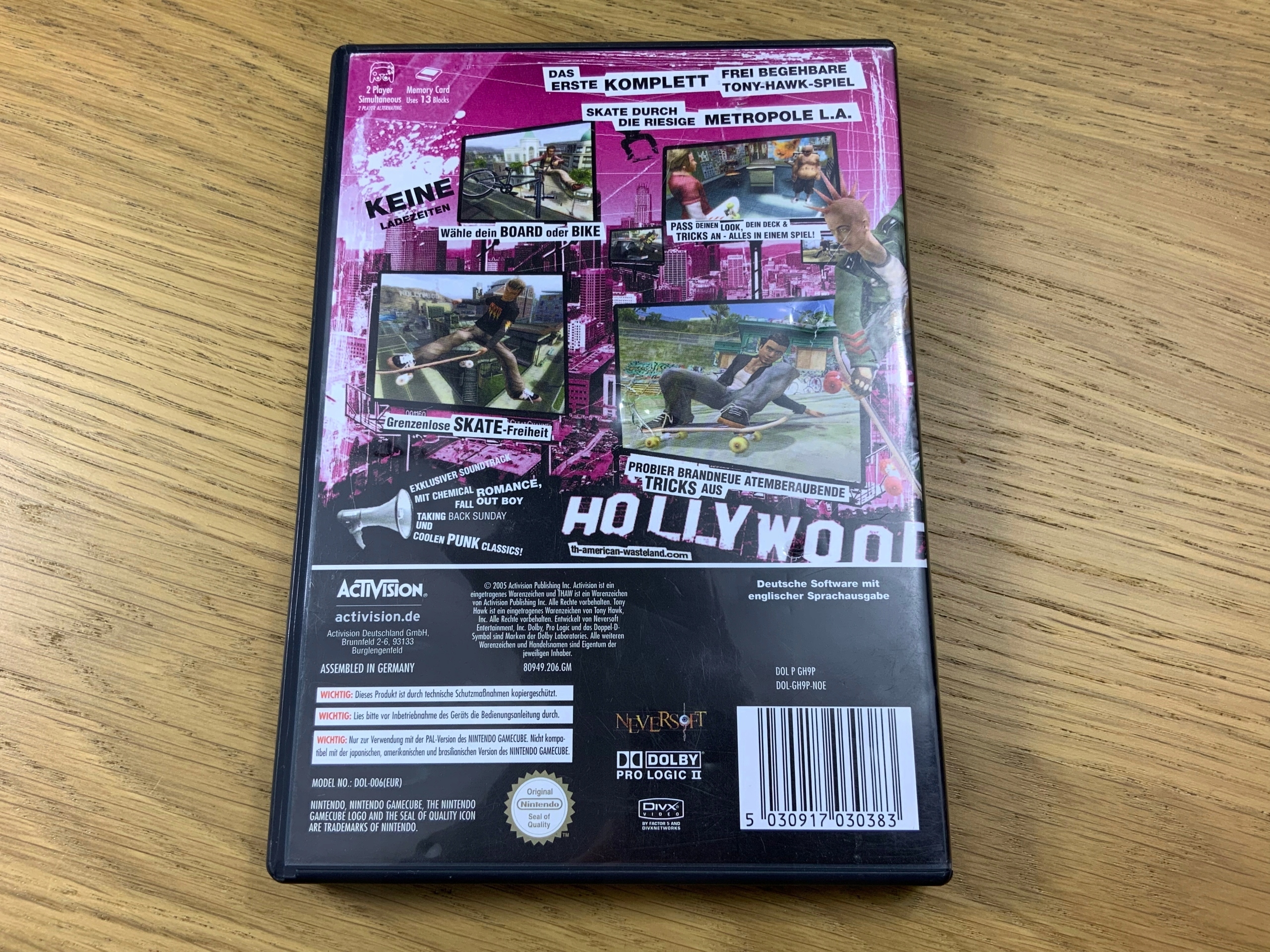 TONY HAWKS AMERICAN WASTELAND płyta db+ komplet NINTENDO GAMECUBE Producent Neversoft Entertainment