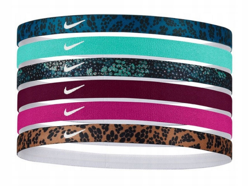 Opaski gumki Nike na włosy opaska na głowę 6szt