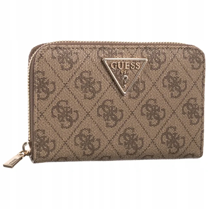 Dámská střední peněženka Guess Laurel II Slg Around SWSG74 Latte Béžová