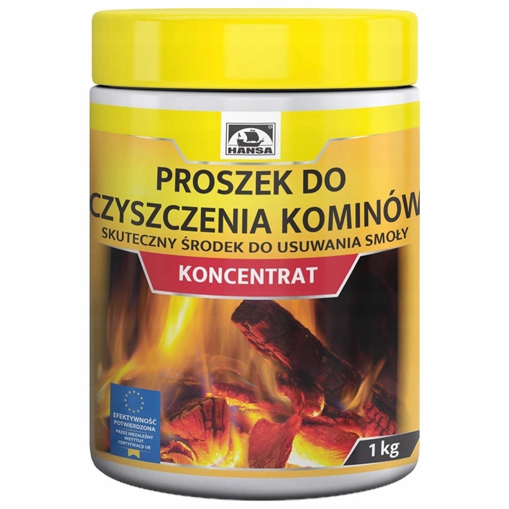 ŚRODEK CZYSZCZENIA PIECA KOMINA USUWANIA SMOŁY SADZY Z KOTŁA HANSA 1KG Marka Wentylacja WWA