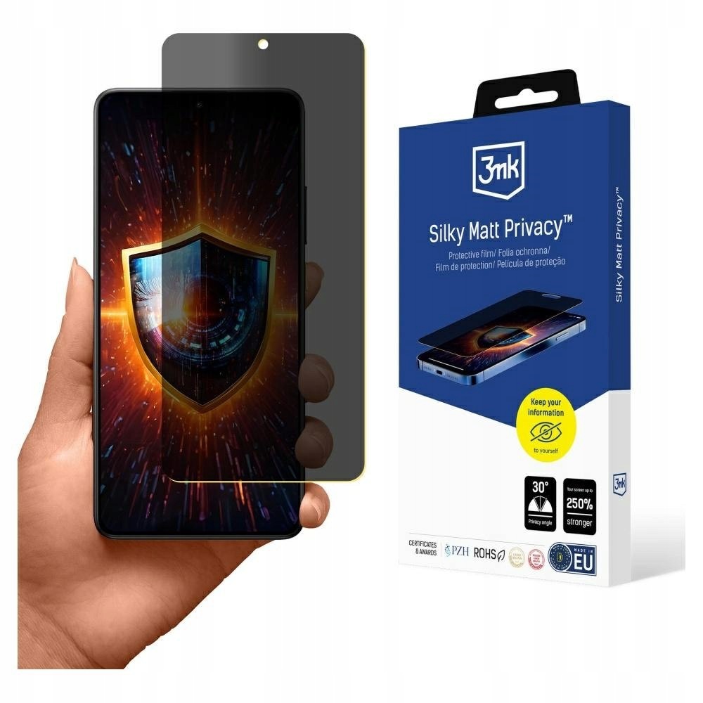 Folia prywatyzująca 3MK Silky Matt Privacy do Poco X7 Pro