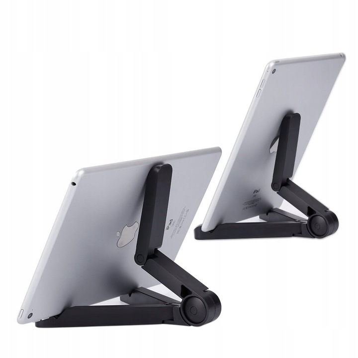 Uchwyt na Tablet Stojący Podstawka Stojak do Oglądania Filmów Seriali Czerń Stan opakowania oryginalne