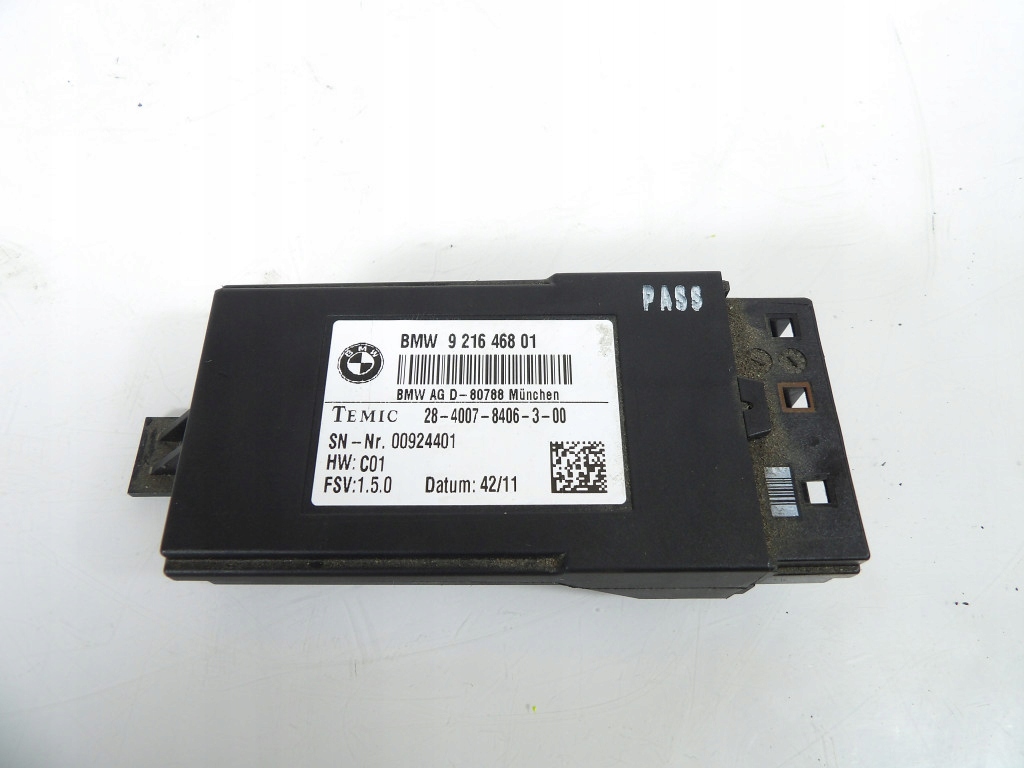 BMW 5 F10 F11 module seat left front 9216468