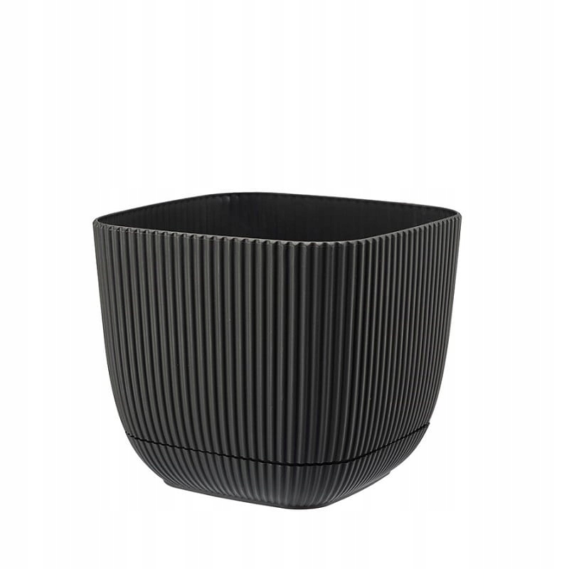 

Doniczka plastikowa z podstawką kwadrat Coral 10,7