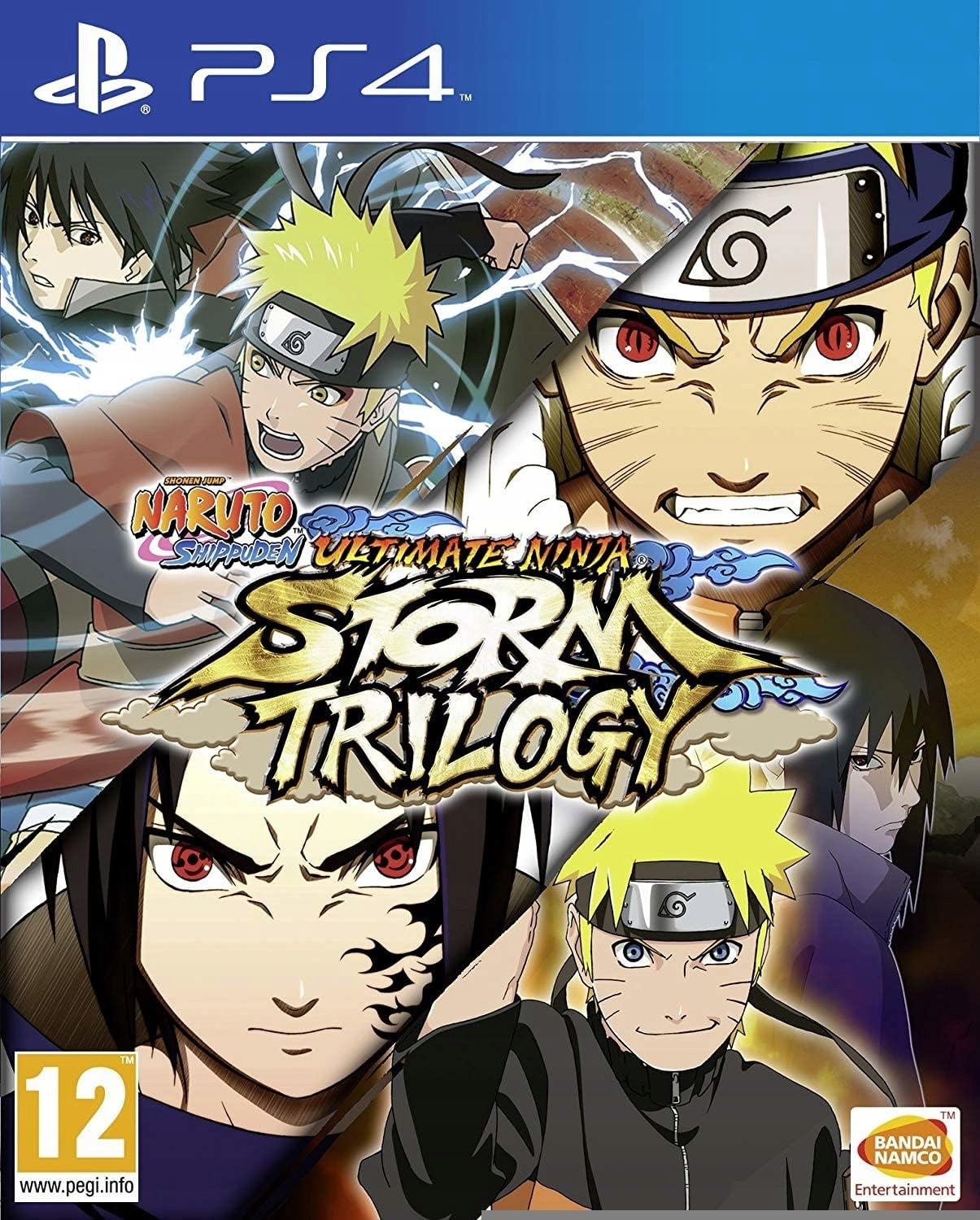 Naruto Shippuden: Ultimate Ninja Storm Trilogy PS4 PS5 bijatyka, 3 gry
