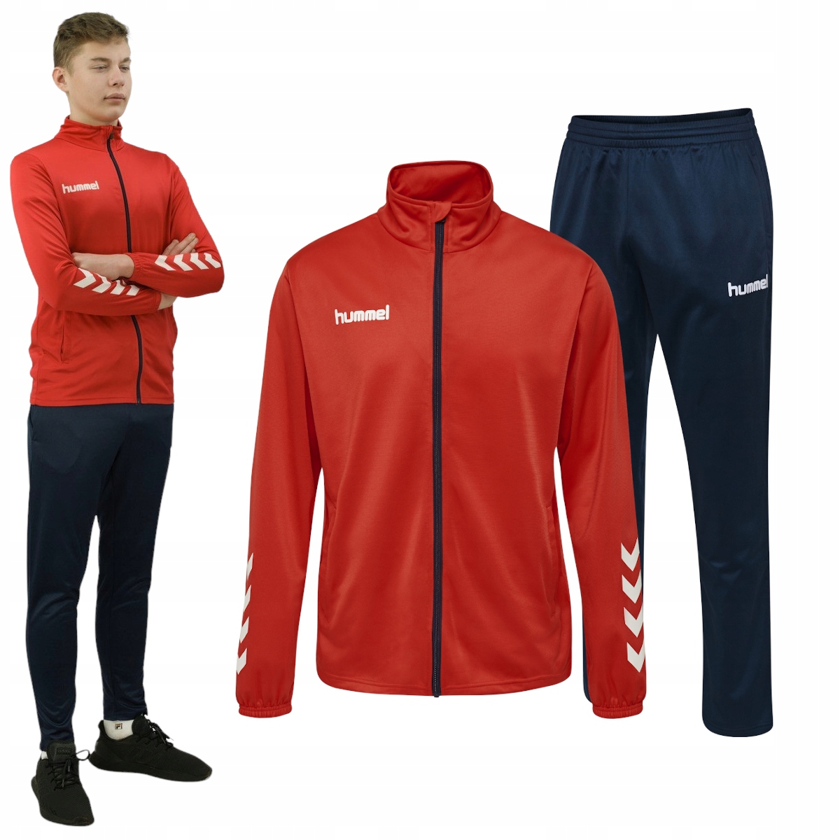 

Dresy Męskie Hummel Komplet Spodnie Bluza XL