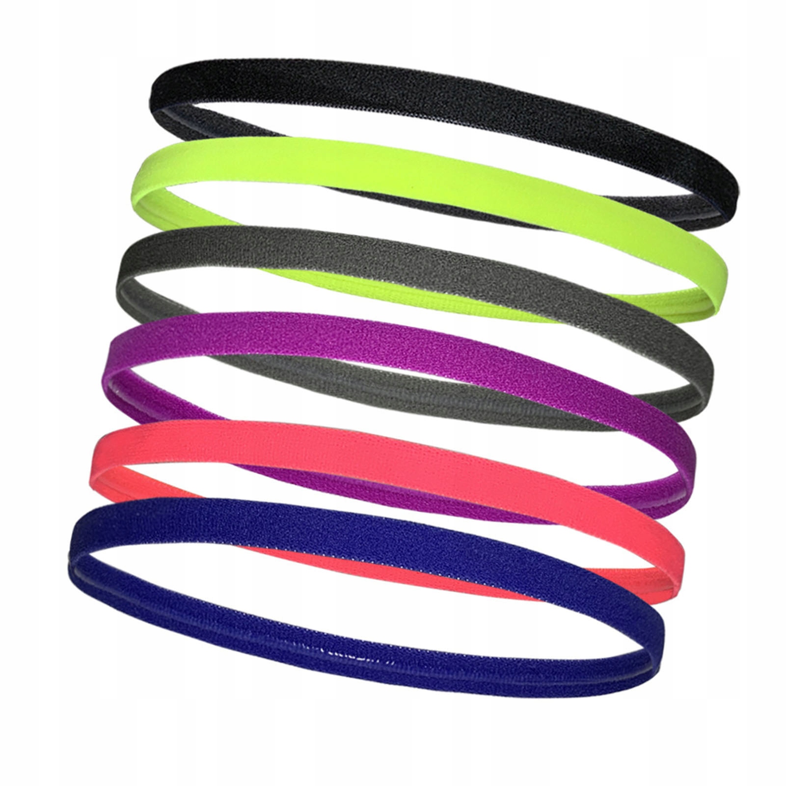 6 SZT. OPASKI ELASTYCZNE NA GŁOWĘ OPASKA SPORTOWA DO WŁOSÓW BIEGANIA EAN (GTIN) 7899458430841