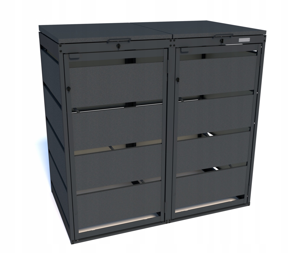 Obudowa koszy, Zabudowa koszy na śmieci 120l-2