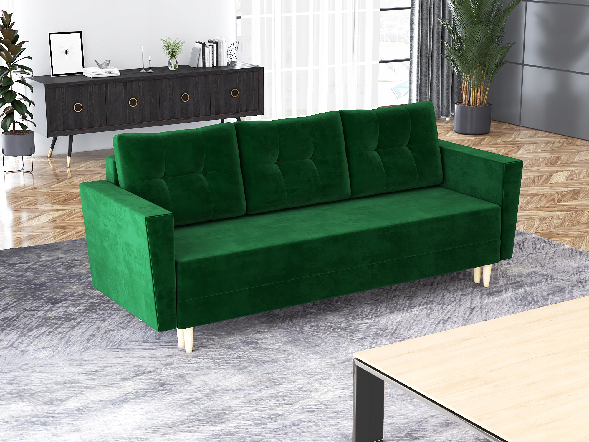 Kanapa sofa rozkładana OSLO, sprężyny bonel Marka IWMAR