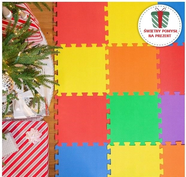 MATA PIANKOWA PIANKOWE PUZZLE EVA DUŻE KOLOROWE Liczba elementów 30