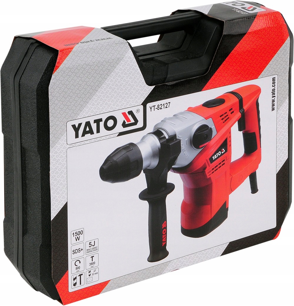 YATO MŁOTOWIERTARKA SDS+ 1500W YT-82127 Typ uchwytu SDS Plus