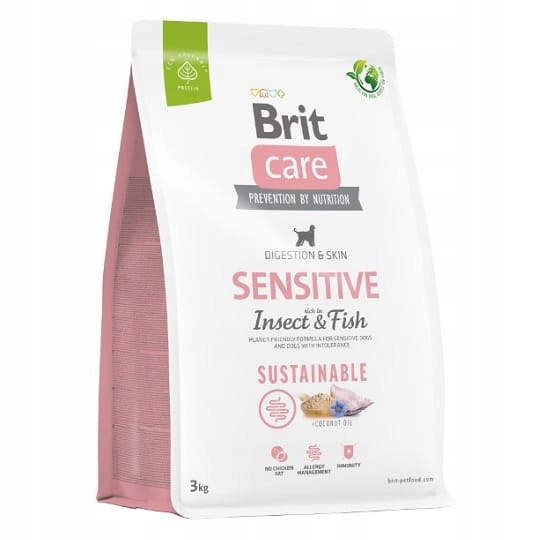 Levně Brit Care Sustainable Sensitive Insects & Fish 3 kg