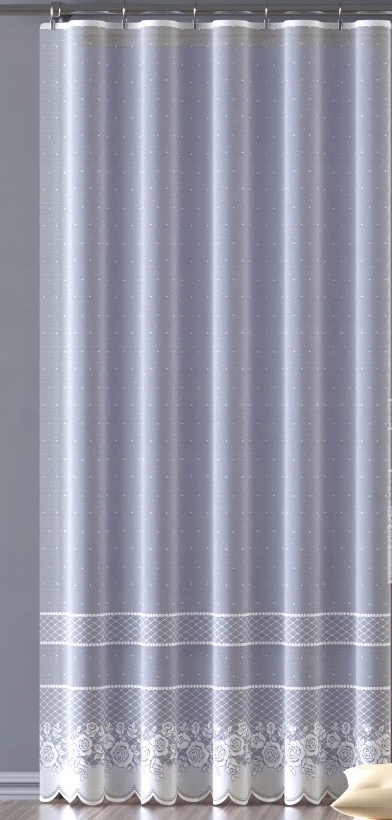 Mg Záclona 652/385 Bílá 250x270 cm hotová obšitá Bt M