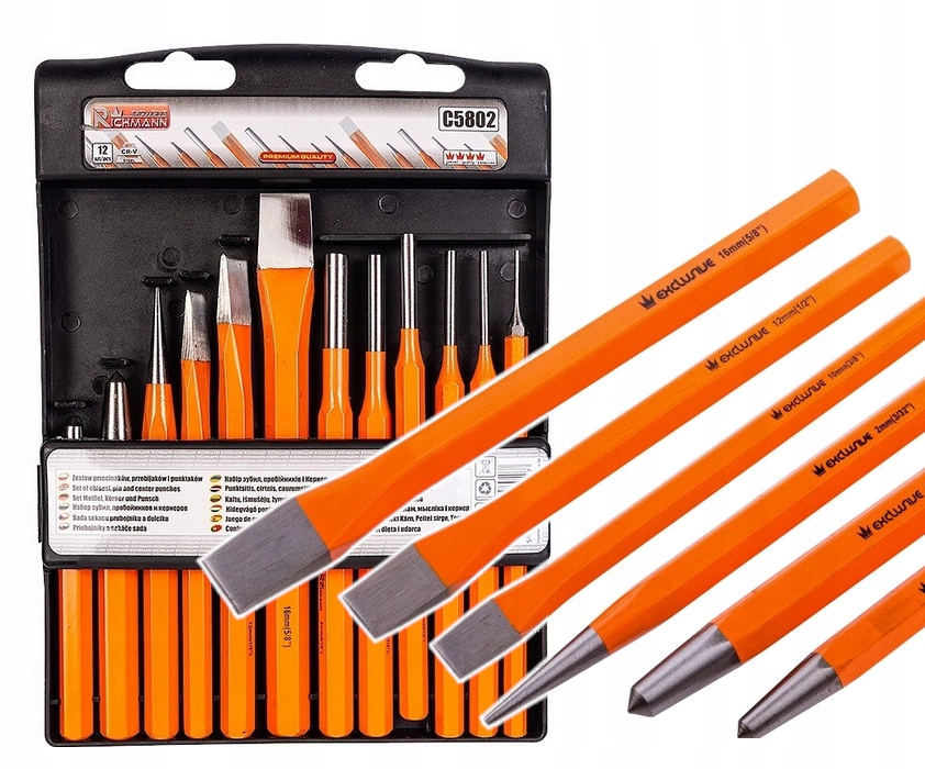 Набір різаків і кернерів C5802 12elem