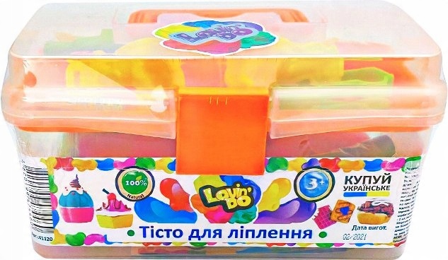 

Zestaw Ciastoliny dla dzieci w pudełku