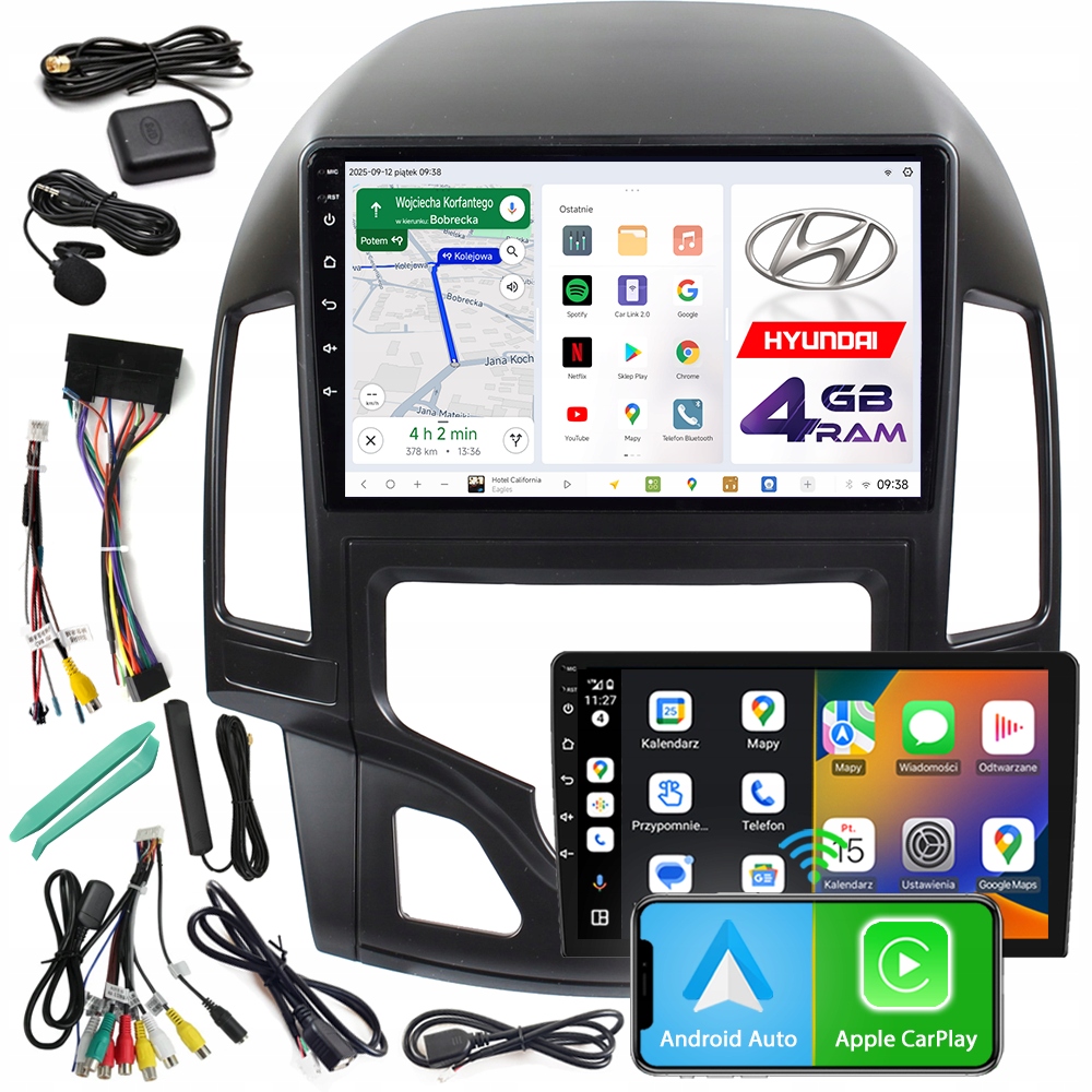 Automobilové Rádio Ncs D9 Hyundai i30 I 2007-2012 Auto Android 4GB Lte