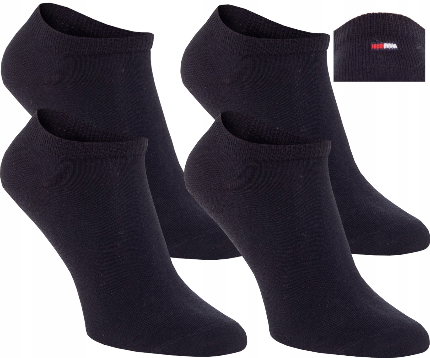 TOMMY HILFIGER SKARPETY MĘSKIE STOPKI 39-42 CZARNE