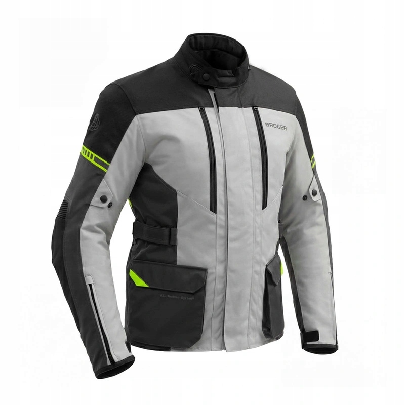 Bunda Broger Overland Black/grey/fluo Yellow čierna šedá žltá Darčeky