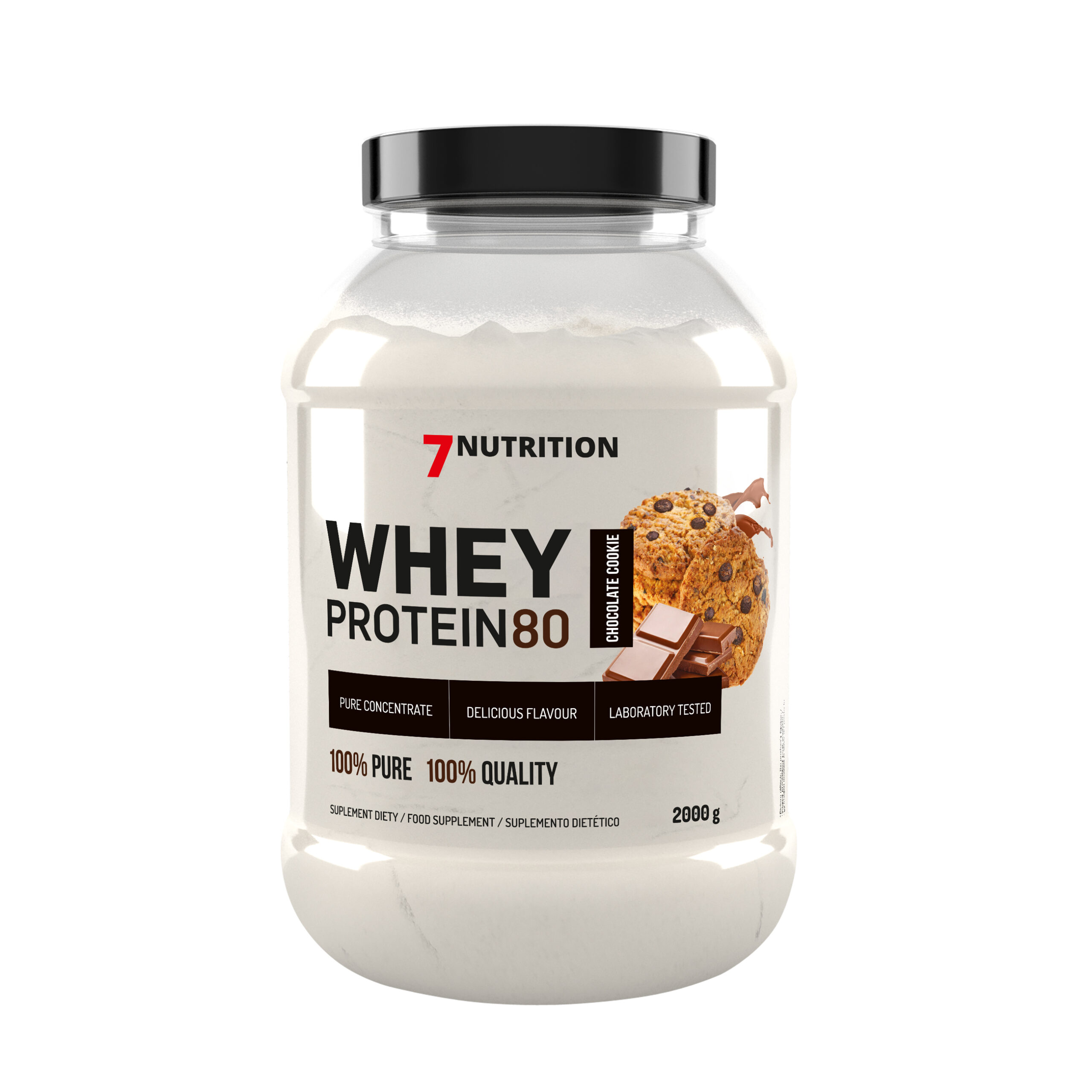 7NUTRITION Whey Protein 80 2000 g Wpc Protein