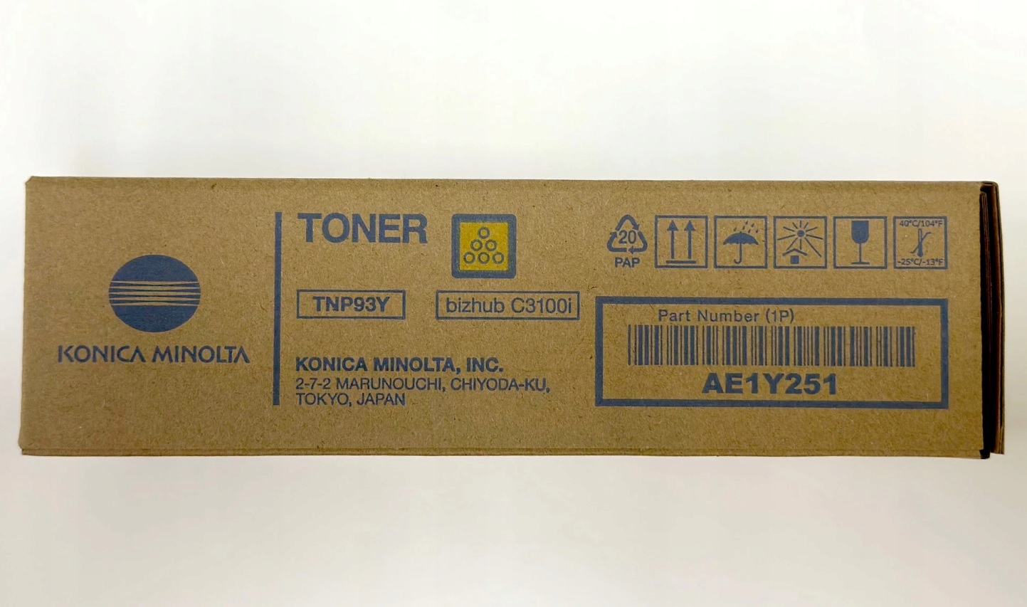 Originálny toner TNP-93Y (TNP93Y) AE1Y251 Konica Minolta bizhub C3100i