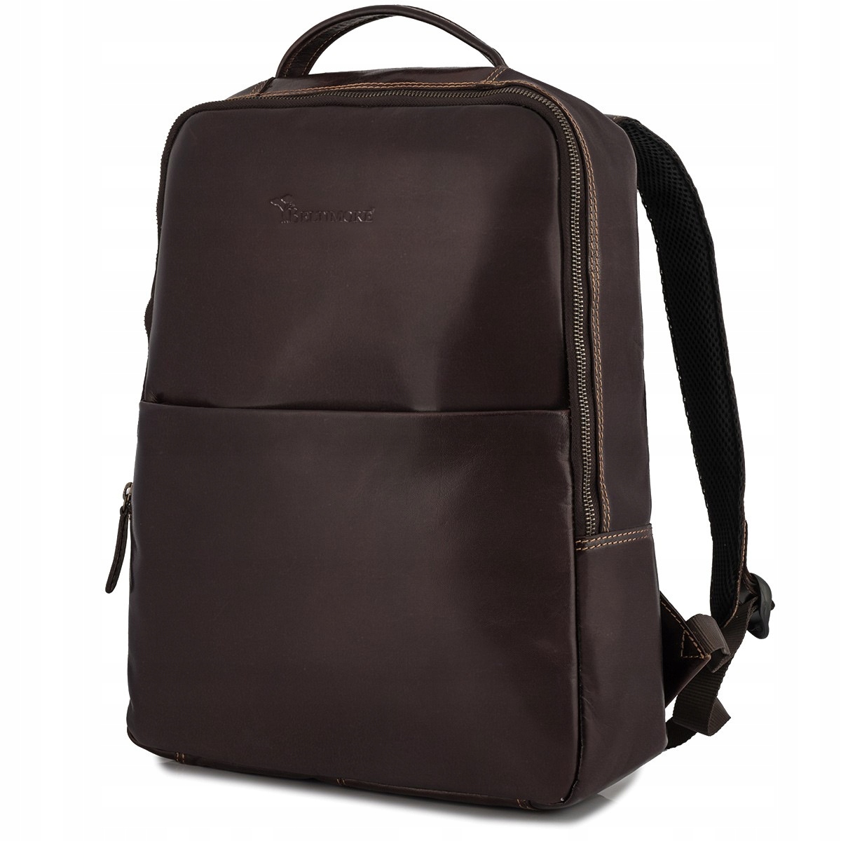 Batoh na notebook 15,6 business velký A4 prostorný hnědý Beltimore