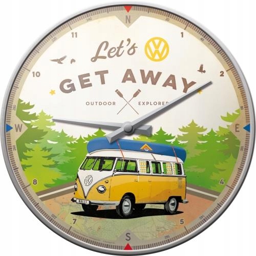 Булик VW огурцы желтые настенные часы Volkswagen