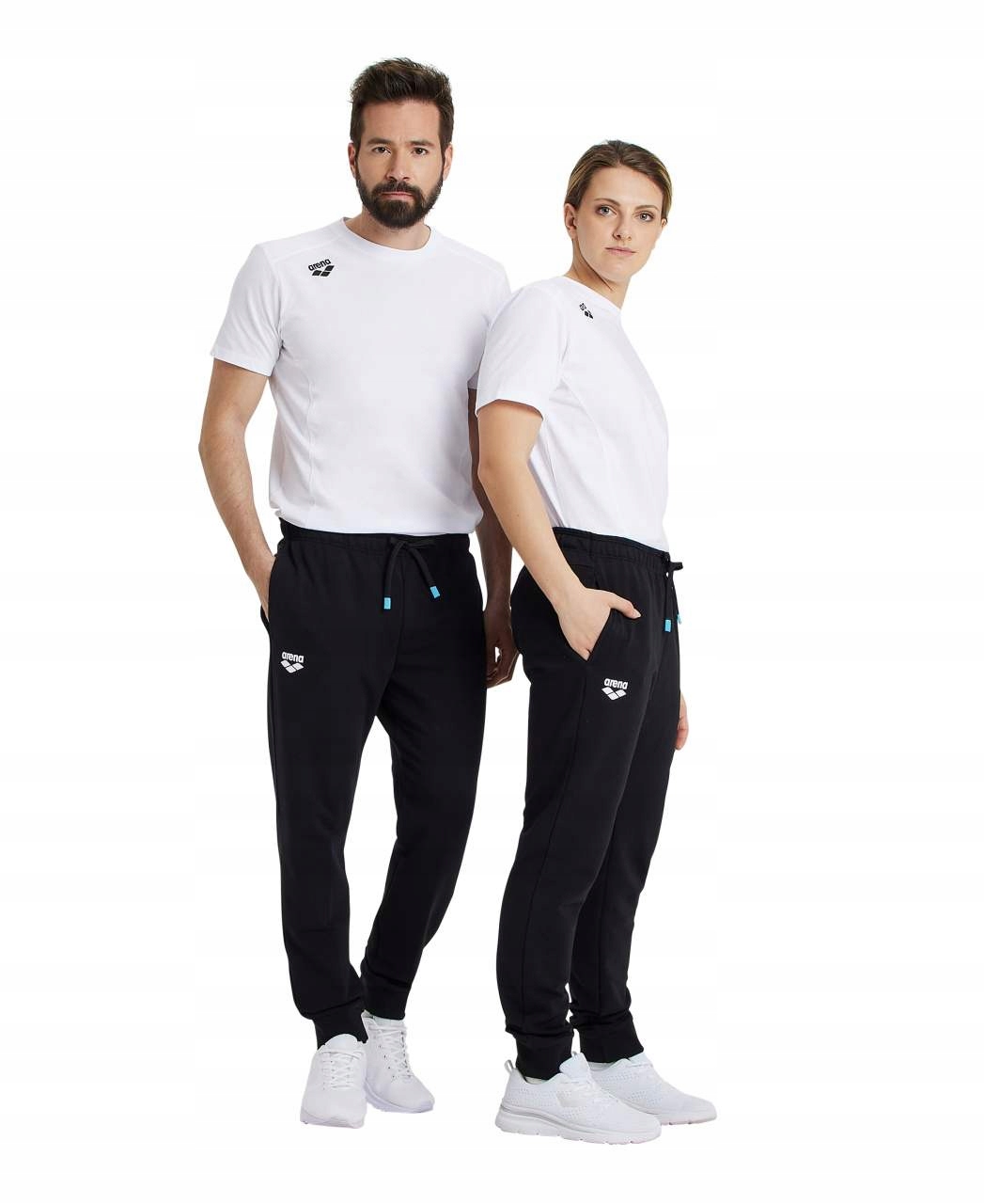 Arena Unisexové Tepláky Arena Pants Solid Black 004908/500 L