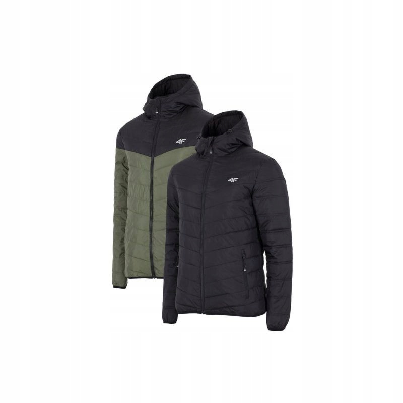 

4F Dwustronna Kurtka Puchowa KUMP010 Czarna r.S