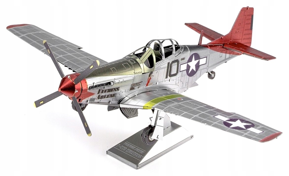Metal Earth 3D puzzle Tuskegee Airmen P-51D Mustang (iconx)