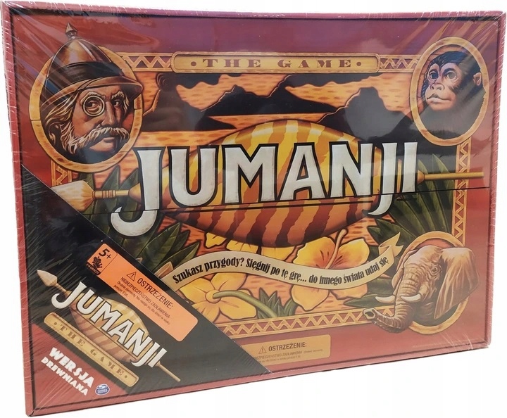 Gra Jumanji wersja drewniana Pełne Wydanie Pl