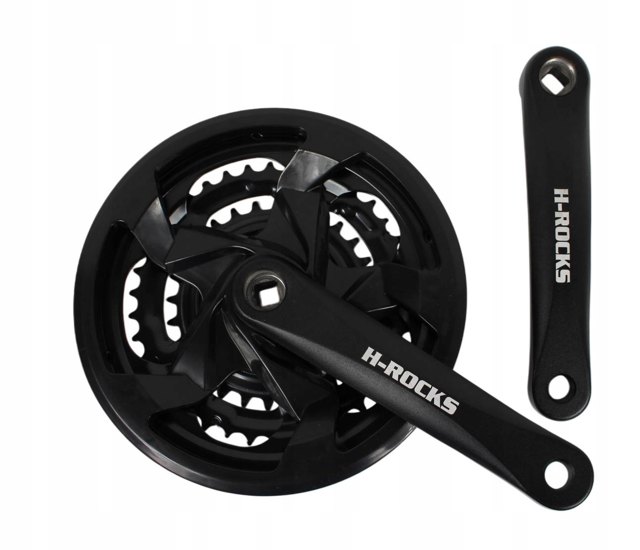 KORBA ROWEROWA ALUMINIOWA KORBA 3 RZĘDOWA 28/38/48Tx170mm MECHANIZM KORBY