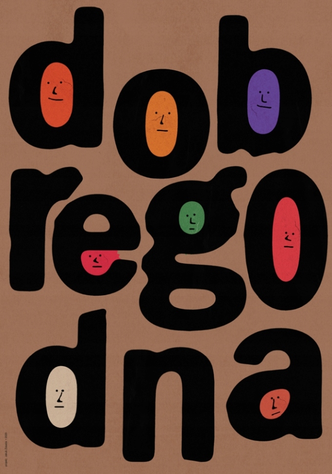 

Dobrego Dna, Napis Motywacyjny, Plakat Grafika