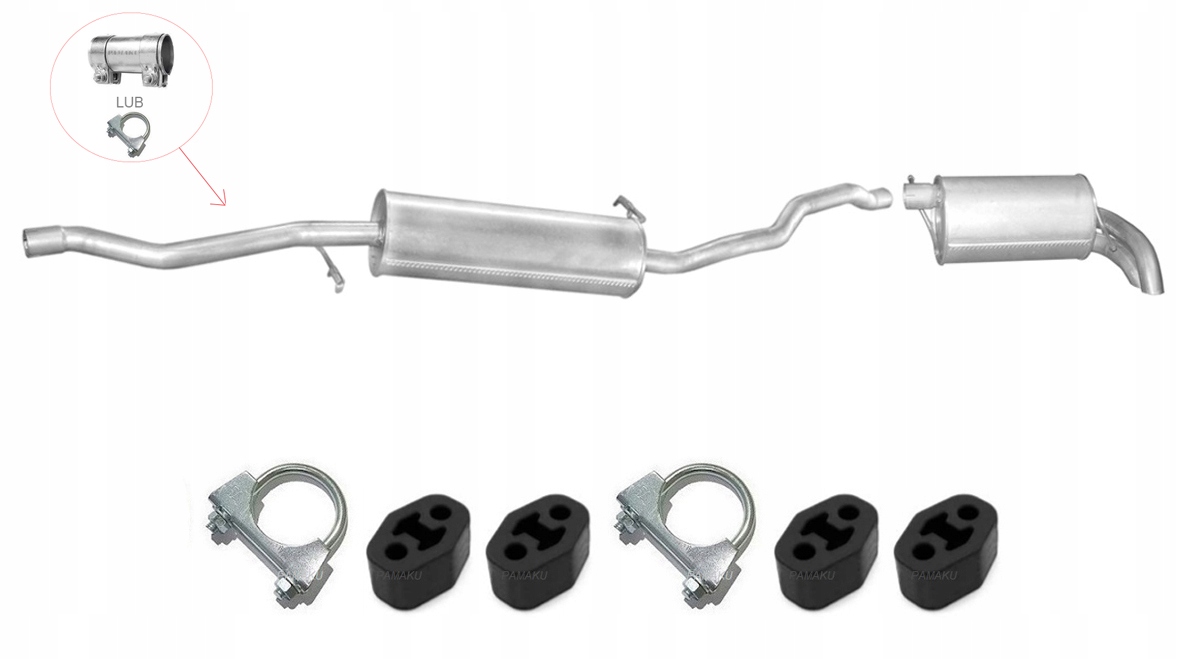 Vw Sharan 1.9TDI 2.0TDi (2002-2010) Tlumič