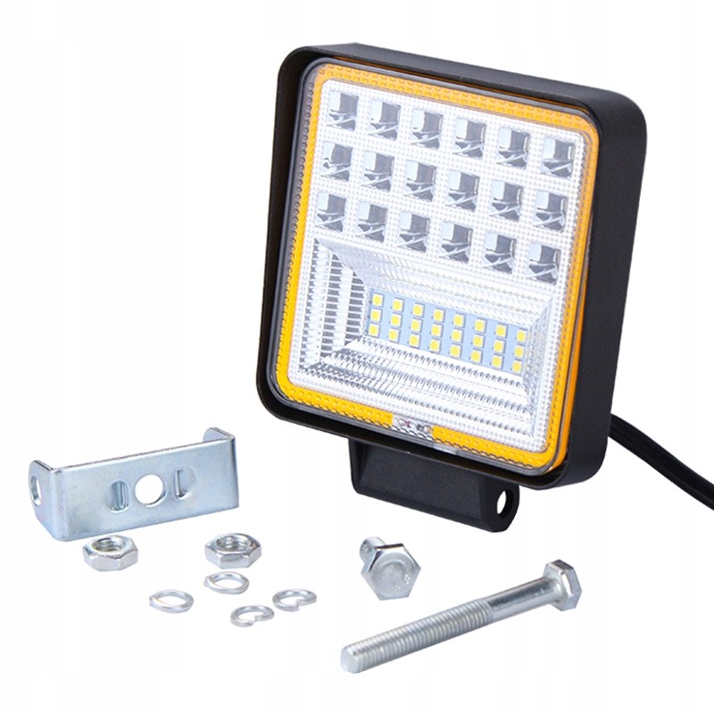 LAMPA HALOGEN ROBOCZY 42 LED SZPERACZ 126W 12/24V