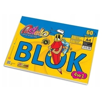

Blok 4W1 Rysunkowy Techniczny A4 60 Kart Pastello